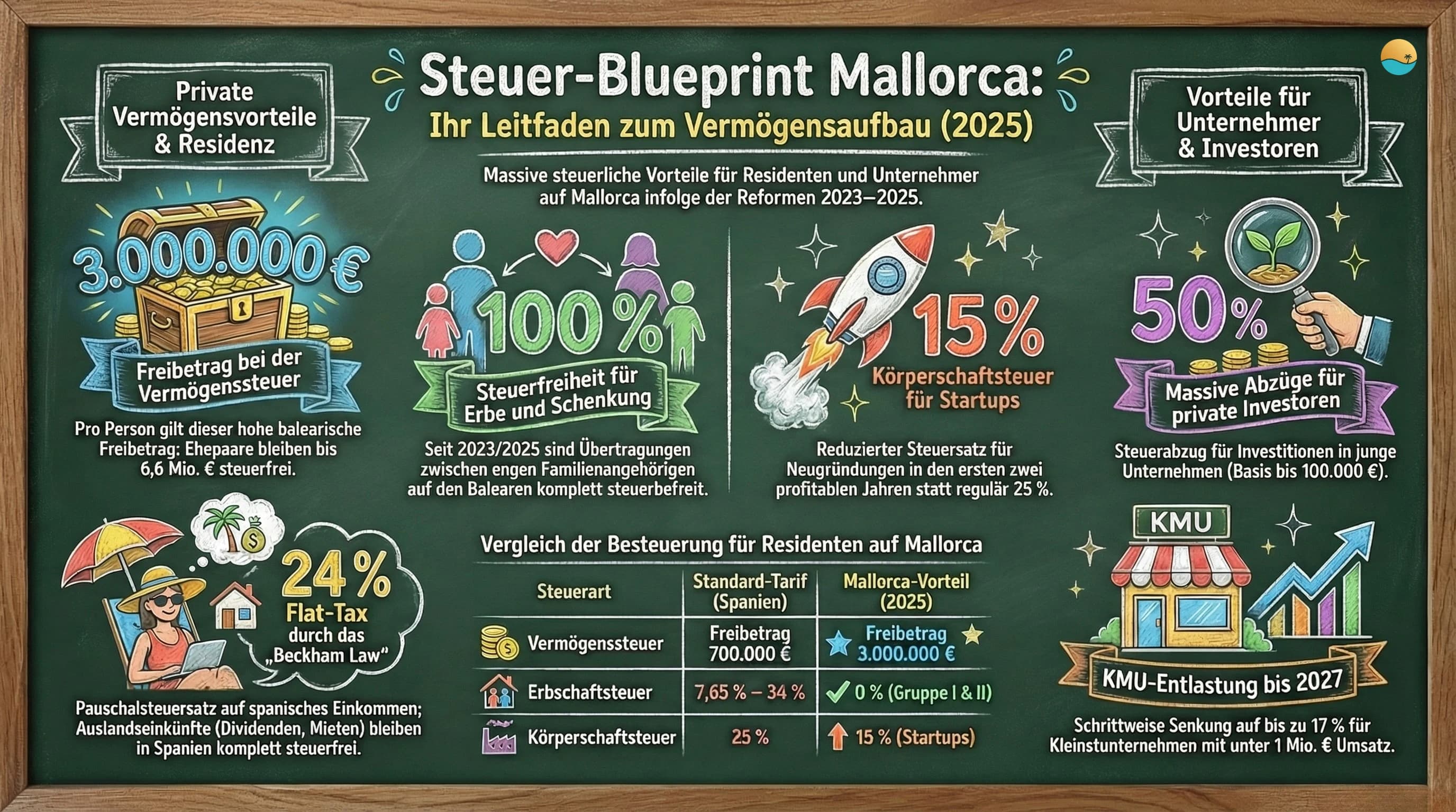 Strategischer Leitfaden: Vermoegensaufbau und Fiskal-Design auf Mallorca (2025-2026)